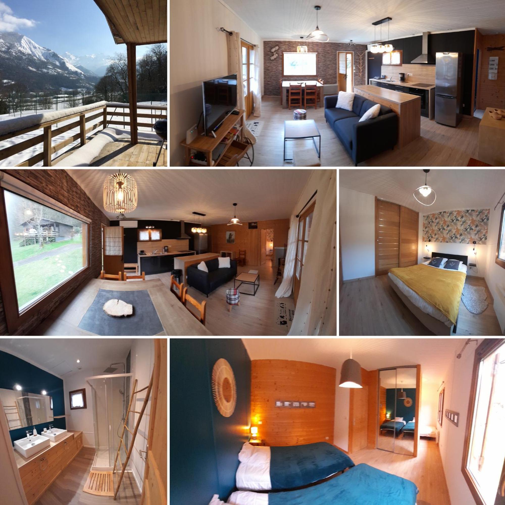 Chalet De L'Ours Brun, Gite 3 Etoiles Gere-Belesten Buitenkant foto